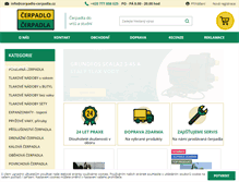 Tablet Screenshot of cerpadlo-cerpadla.cz